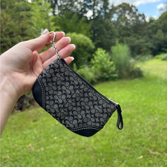 SOLD Coach y2k coin pouch with key ring - Picture 1 of 10